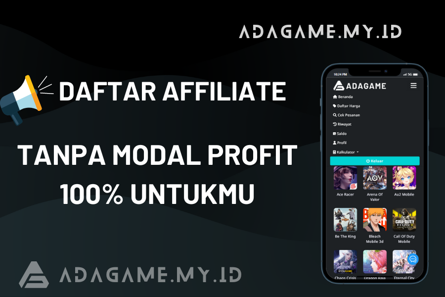 Panel Top Up Game, PPOB dan Voucher 24 Jam